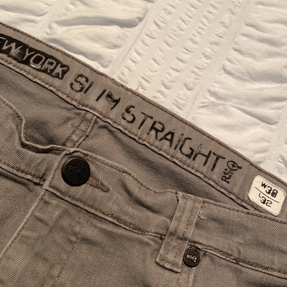 RSQ Slim Straight Leg Jeans | Mens Size 38/32 - Picture 3 of 5